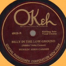 Billy In The Low Ground