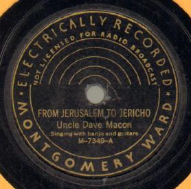 From Jerusalem To Jericho