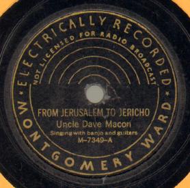 From Jerusalem To Jericho