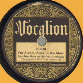 I'm A-Goin' Away In The Morn