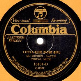 Little Blue Ridge Girl