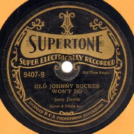 Old Johnny Bucker Won't Do